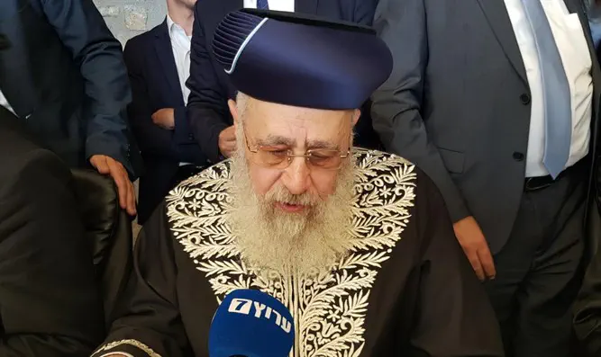 Главный раввин Ицхак Йосеф принес извинения