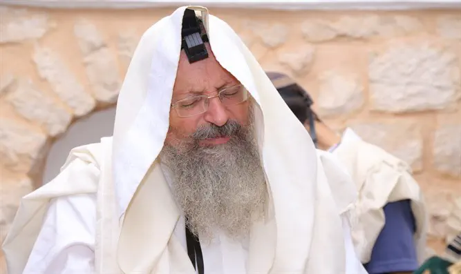 צילום: מתניה אופיר Рабби Шмуэль Элияху: молитва об исцелении от коронавируса
