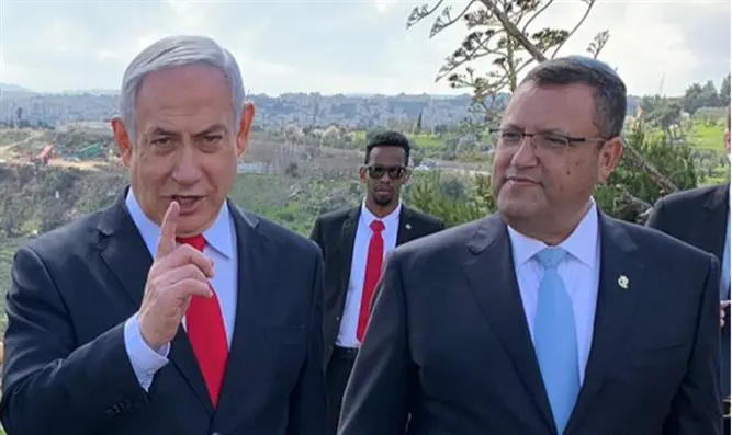 צילום: דוברות עירית ירושלים נתניהו: 3000 יח"ד בגבעת המטוס