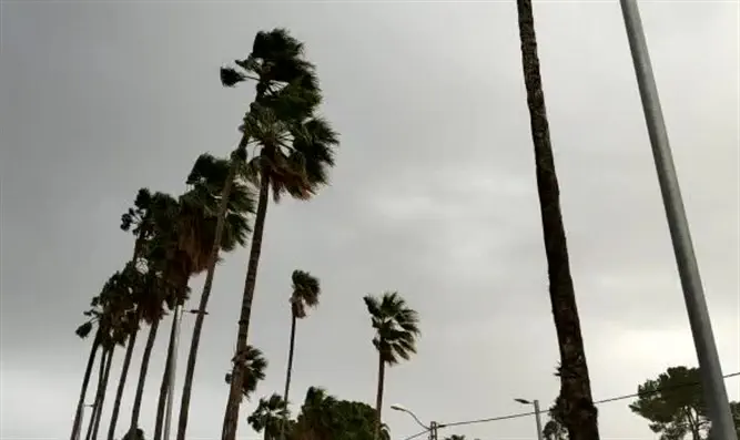 רוחות חזקות וחשש לשיטפונות