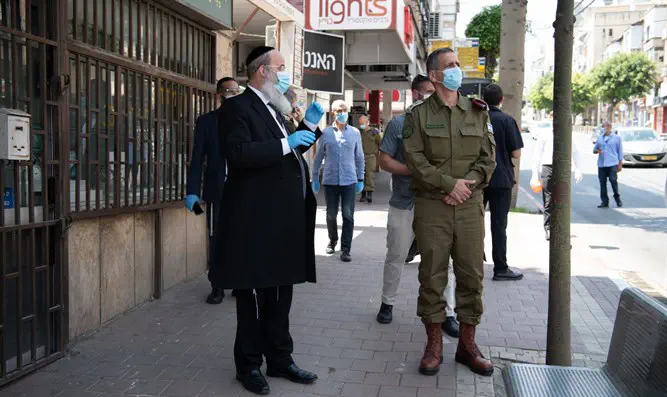 בני ברק: קנסות כבדים למפרי ההנחיות