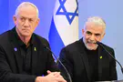 Lapid and Gantz clash
