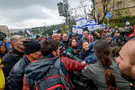 Yair Golan pushed, falls to the ground during demonstration