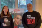 Hostage's father sends his son a message of strength