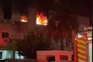Nine injured in Akko apartment fire
