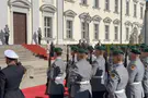 ‘Hatikvah’ in German presidential palace as Pres. Herzog arrives