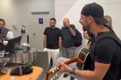 Watch: Travelers treated to Idan Amedi airport performance