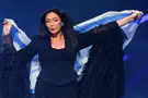 Pres Herzog congratulates Yuval Raphael on Eurovision performance
