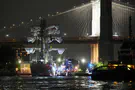 Mexican Navy ship collides with Brooklyn Bridge