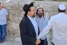Jews dance and bow down on the Temple Mount