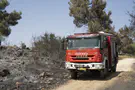 Bus engulfed in flames near Beit Shemesh