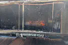 Chicken coop near Hadera catches fire