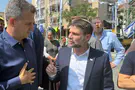 כשהשר סמוטריץ' עלה לדירה שנפגעה ברמת גן