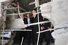 Herzog visits missile strike sites: 'This place will be rebuilt'