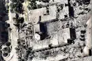 The destruction at the Revolutionary Guards Headquarters