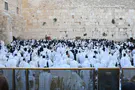 Chief Rabbis lead festive Rosh Chodesh prayer at Western Wall