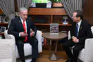 Herzog sends Netanyahu to Washington with full support