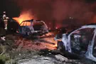 Palestinian Arabs set fire to two cars near Bat Ayin