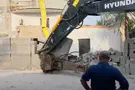 Illegal wall demolished for the second time