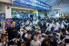 Chaim Goldberg/Flash90 Despite war, record crowds head for Uman