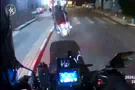 צילום: דוברות המשטרה תיעוד מקסדת השוטר: מרדף אחרי עבריין ביפו