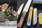 Knives and uniforms found in illegal Arab's car