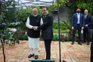 President Herzog plants an oak tree with Indian PM Modi