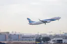 El Al plane goes airborne again just before landing