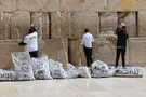 Western Wall Heritage Foundation Thousands of prayer notes removed from Western Wall