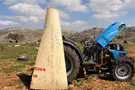 Binyamin Region Missile debris narrowly misses shepherd boy