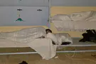 MK Succot sleeps in a bomb shelter in Kiryat Shmona