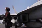 צילום: U.S NAVY תיעוד מתוך נושאת המטוסים "פורד"
