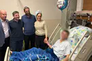 Smotrich's moving hospital visit