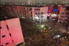 Watch: The scene of the Arad missile strike - from a drone's view