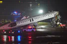 Watch: Unusual collision at New York airport