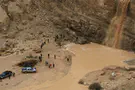 פלאש 90 שני נעדרים בעקבות סחף בנחל הערבה