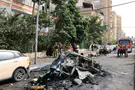 פצצות מטיל מתפצל פגעו ליד הקריה בת"א