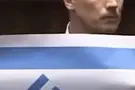 צילום: מתוך היוטיוב מחוקק הניף את דגל ישראל - עם צלב קרס