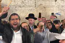 Watch: Festive Independence Day prayers at the Western Wall