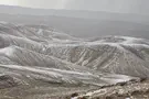 מוסא אלכמיסה, רשות הטבע והגנים Hail covers the hills of Arad