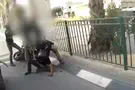 Israel Police Driver crashes while fleeing arrest