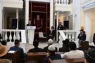 Herzog meets Jewish leaders in Kazakhstan synagogue