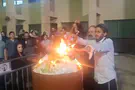 Зажжения костров на Лаг ба-Омер в ешивах религиозного сионизма