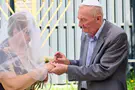 Courtesy of the photographer Following ceasefire, mass Jewish wedding held in Kyiv