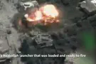 IDF strikes loaded and ready-to-fire Hezbollah missile launcher