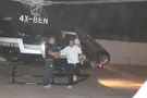 צילום: אור גפן האמנים מיהרו להגיע לחתונה - במסוק