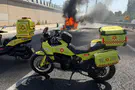 Rush hour car explosion on main central Israel highway kills one