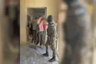 Israel Police Border Police officers raid construction site in Beit Hanina