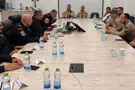 צילום: דוברות בן גביר נפגש עם שוטרים חרדים בירושלים