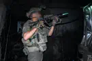 צילום: דובר צה"ל Terrorists flee drone in tunnel and are taken out from the air